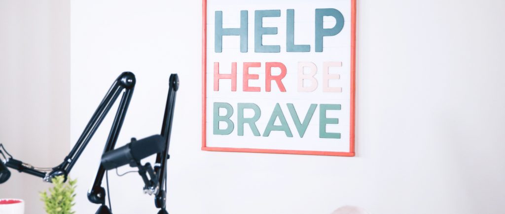 Wall Decal Design for Help Her Be Brave
