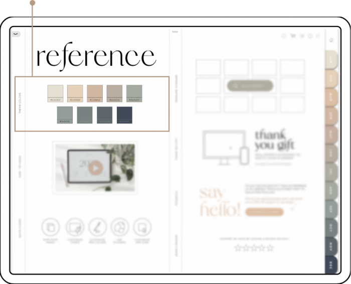 By The Brook Design Customize Pen & Highlight Colors Goodnotes